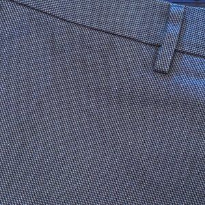 Men's Banana Republic Blue Checked Pants Non-Iron Modern Slim FIt 34/30